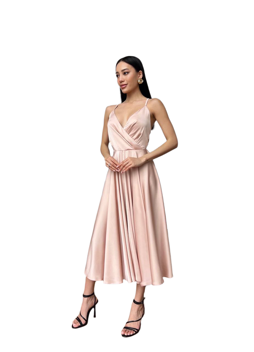 Esmeralda Women's Sleeveless Sun Dress in Armani Silk