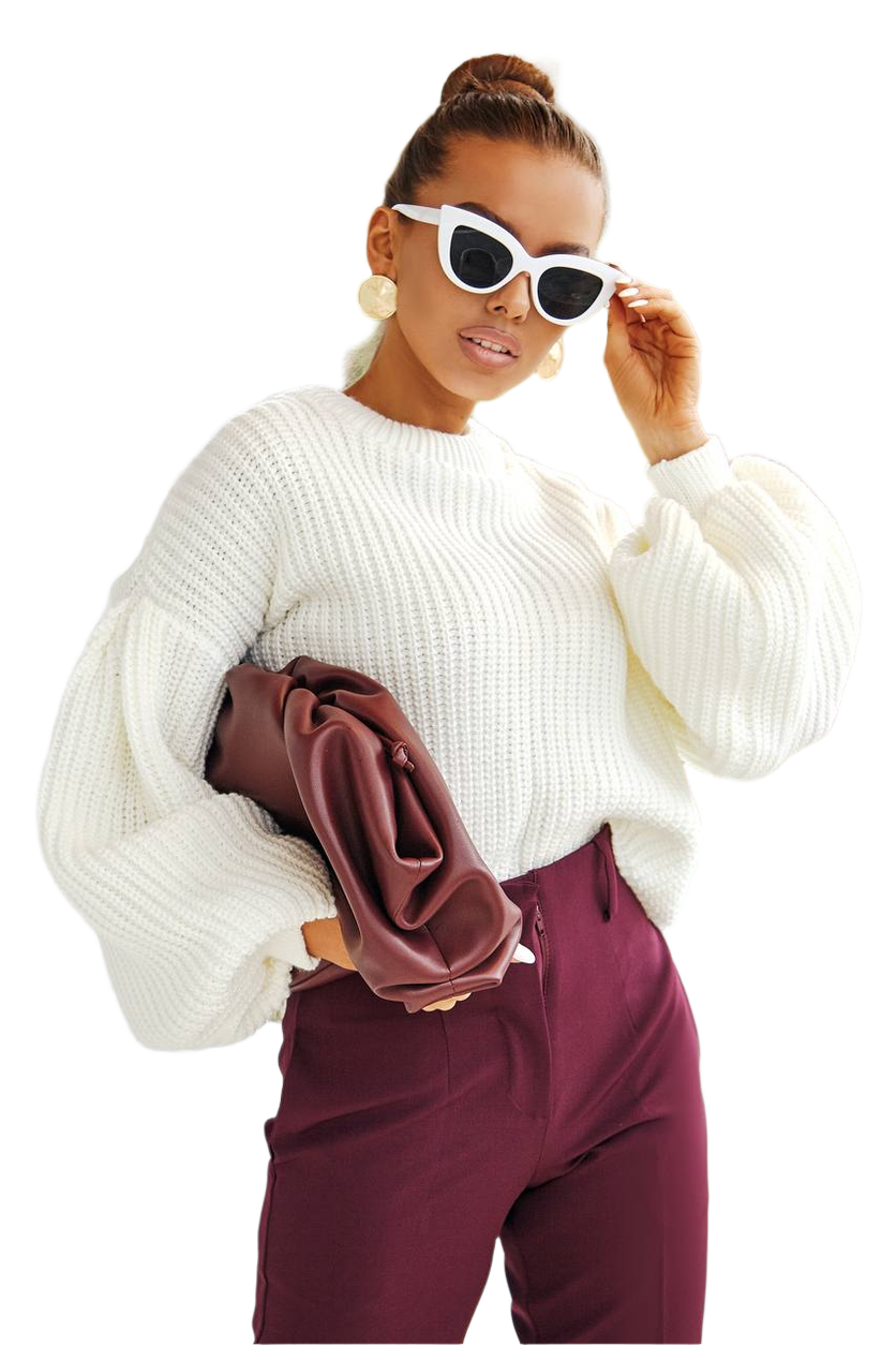 Cozy Sweater Soft Knit Various Colors Universal Size