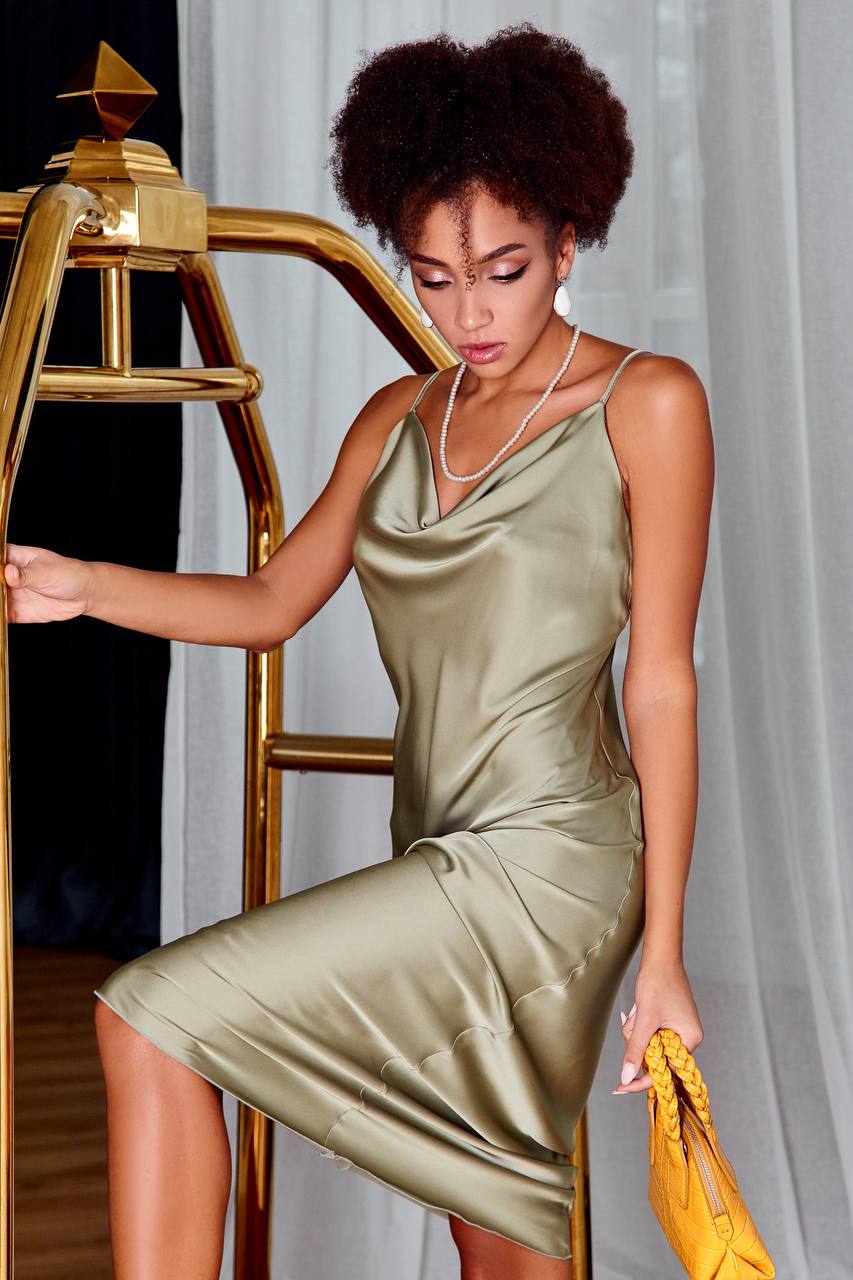 Elegant Slip Dress for Any Occasion Stylish Cowl Neck Fashion