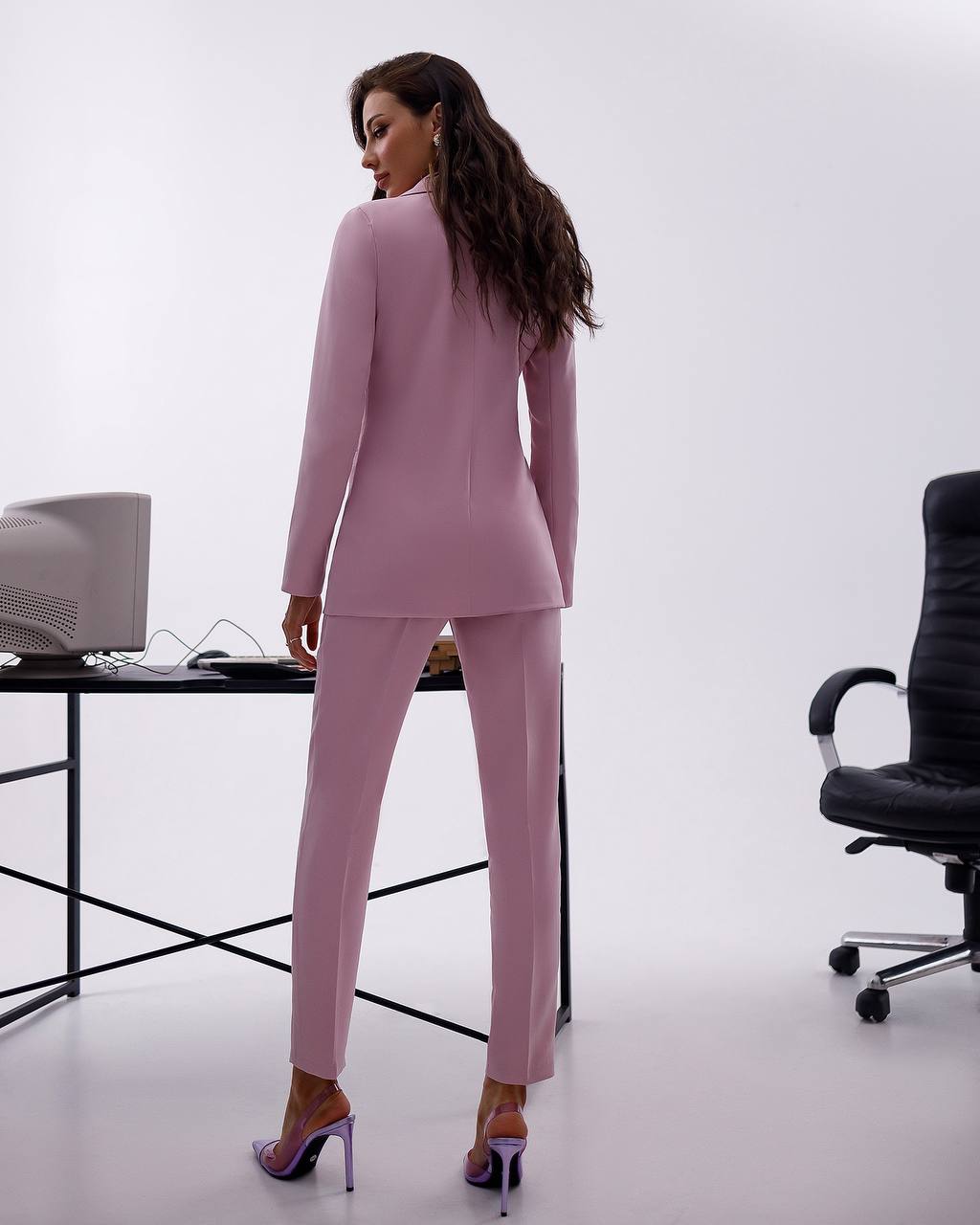 Stylish Trousers Suit Set with Lined Jacket in Multiple Colors