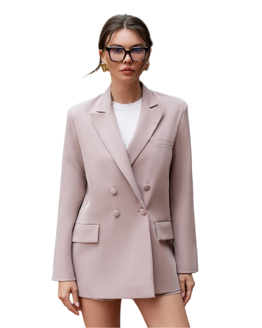 Womens Premium Suit Blazer with Lining and Shorts