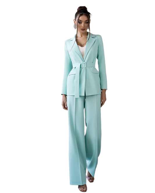 Chic Lux Class Suit Set Jacket and Pants for Women Fashion