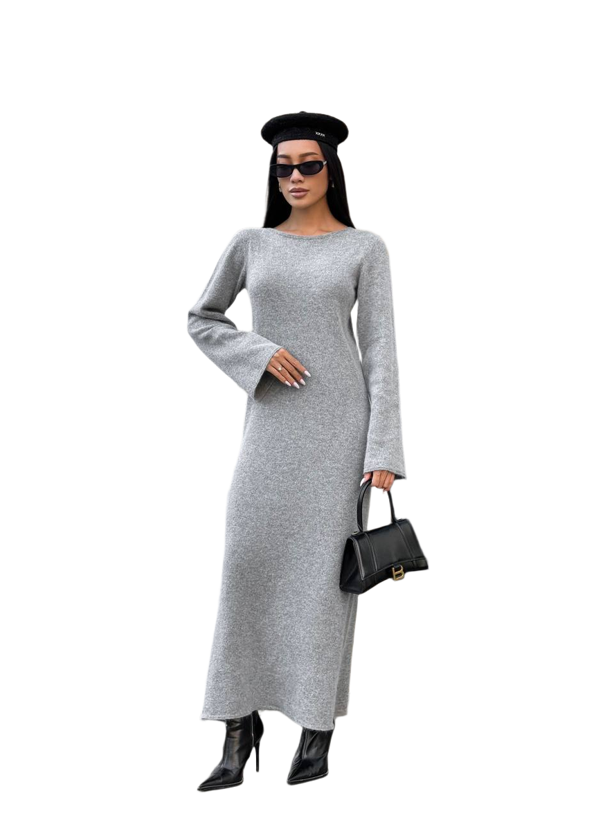 Premium Quality Dizi Dress for Women in Soft Grey