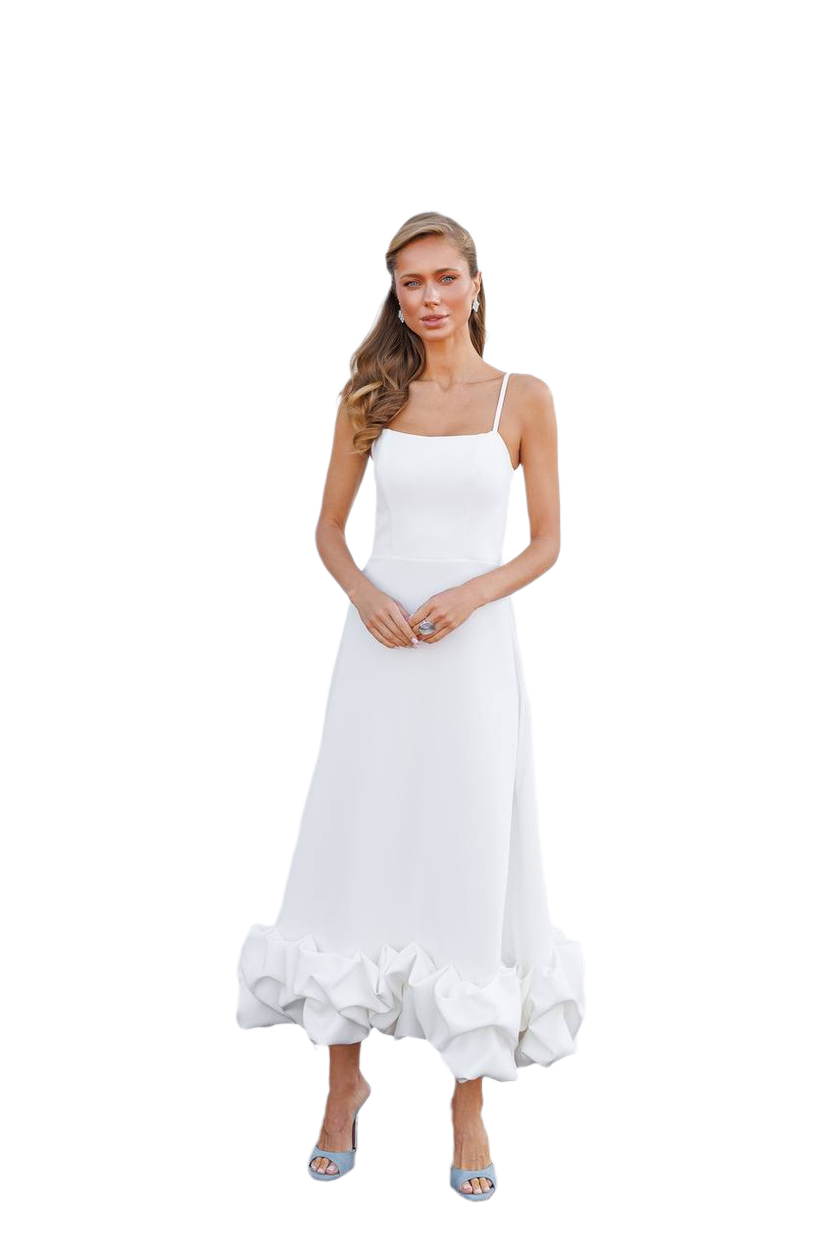 Premium Quality Diagonal Crepe Women Dress SWAN in Multiple Colors