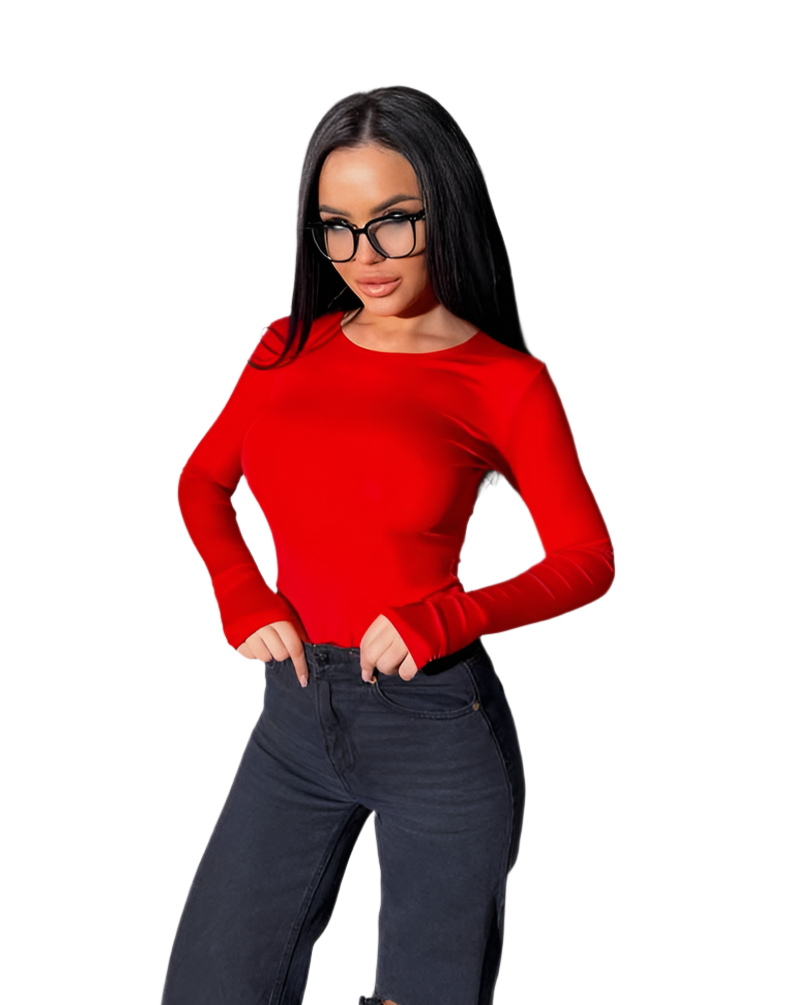 Stylish Basic Longsleeve with Thumbhole in Multiple Colors