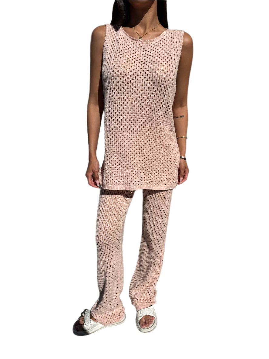 Luxury Seamless Knitted Cotton Suit for Women