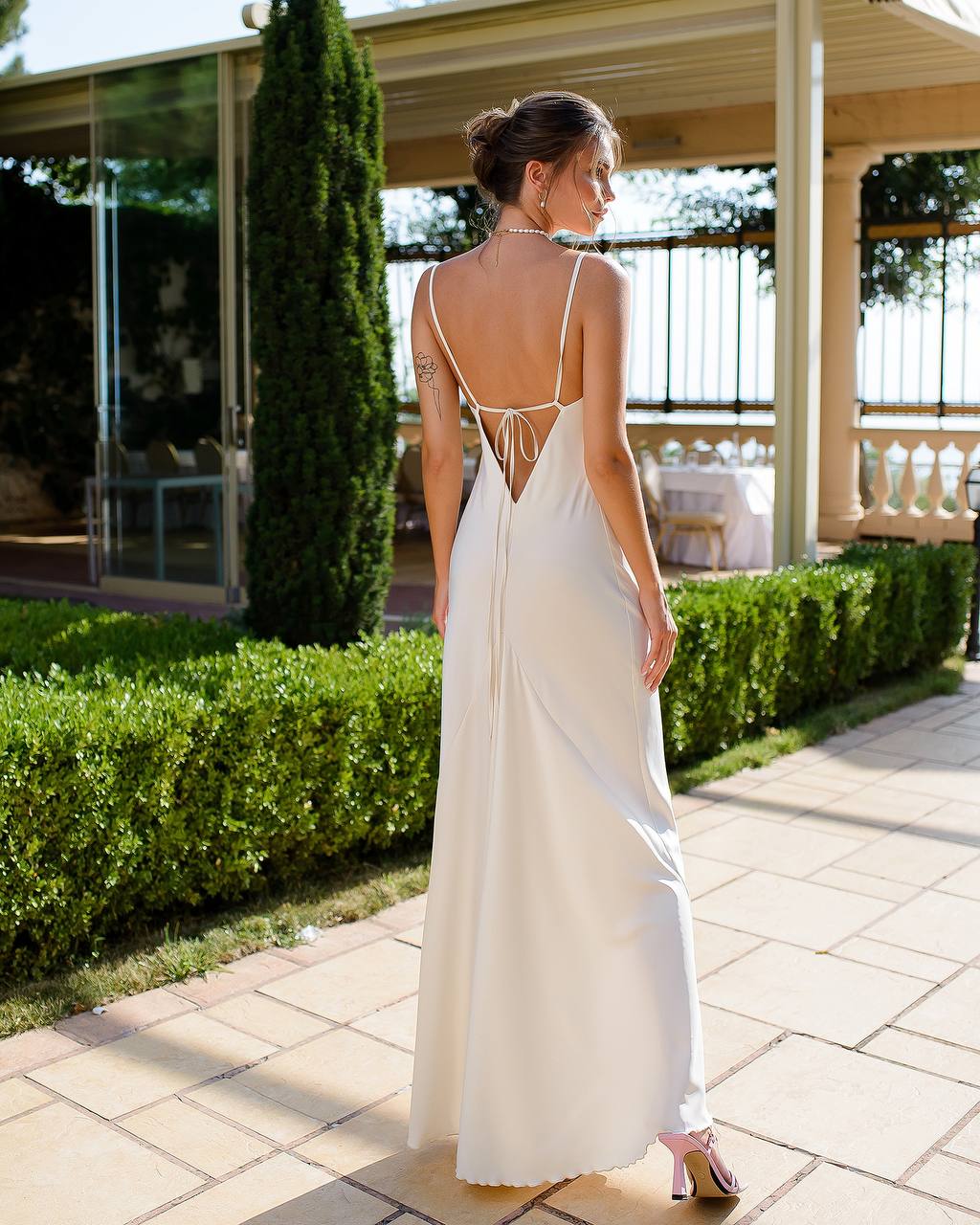 Elegant Satin Dress-Slip for Women in Multiple Colors