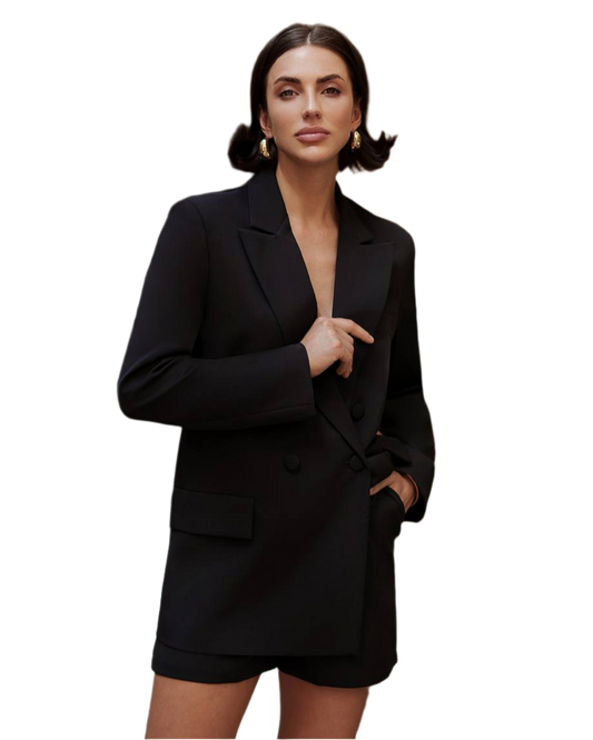 Womens Premium Suit Blazer with Lining and Shorts