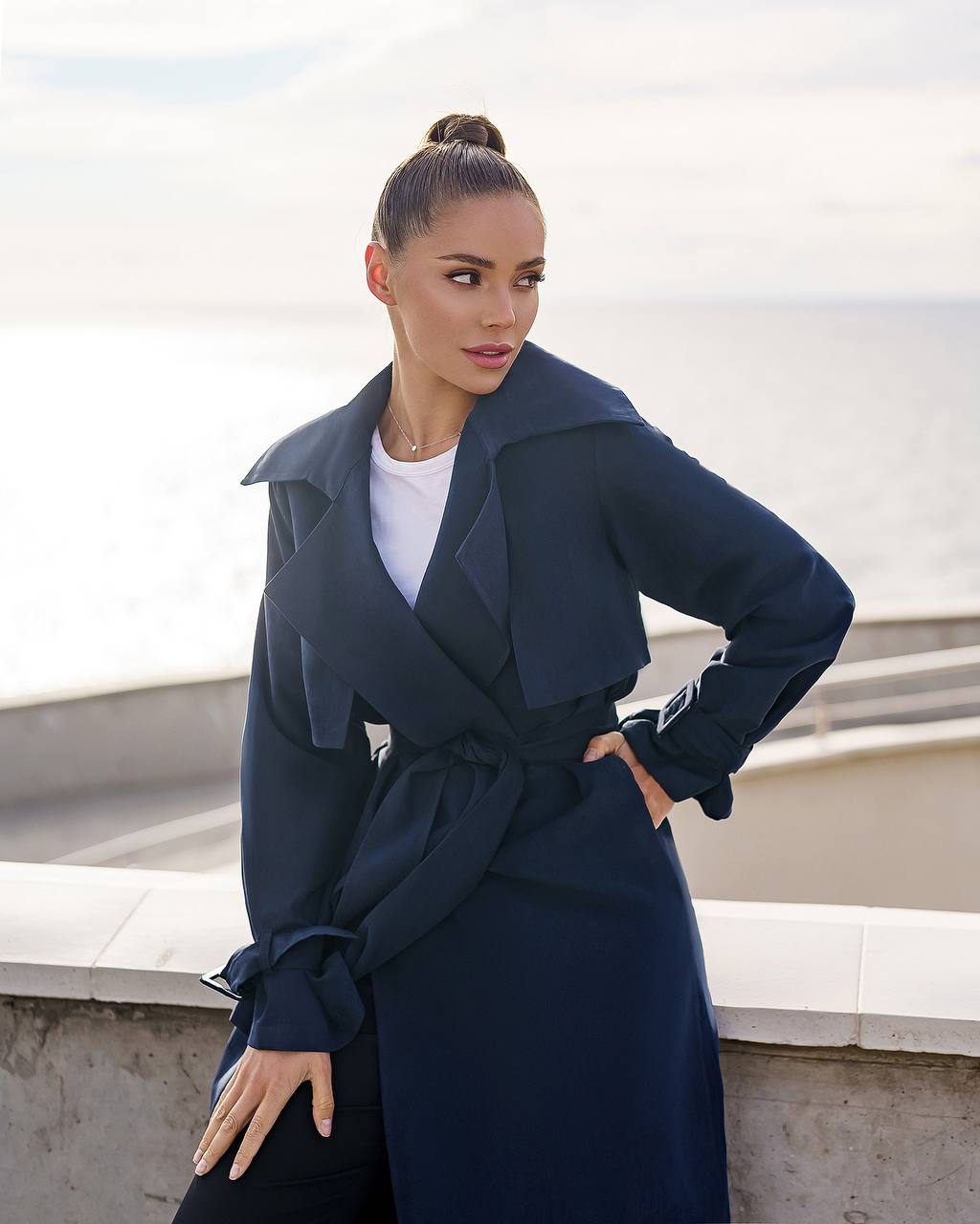 Stylish Cotton Trench Coat in Multiple Colors Perfect for All Seasons
