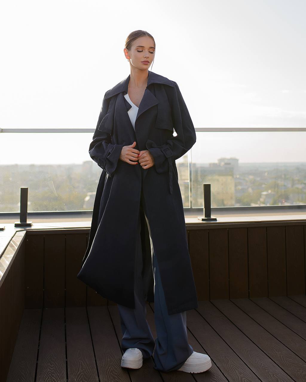 Stylish Cotton Trench Coat in Multiple Colors Perfect for All Seasons