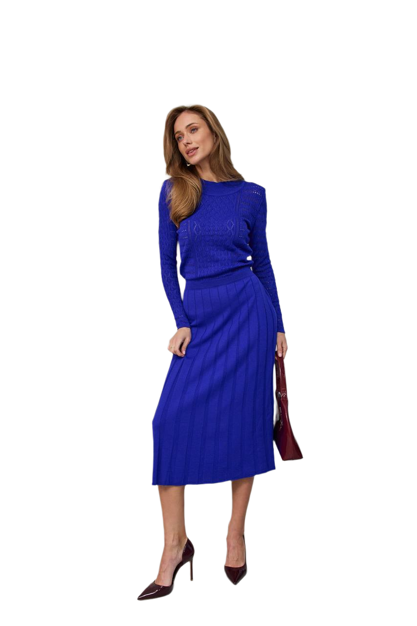 Greta Classic Everyday Dress for Women with Openwork Pattern