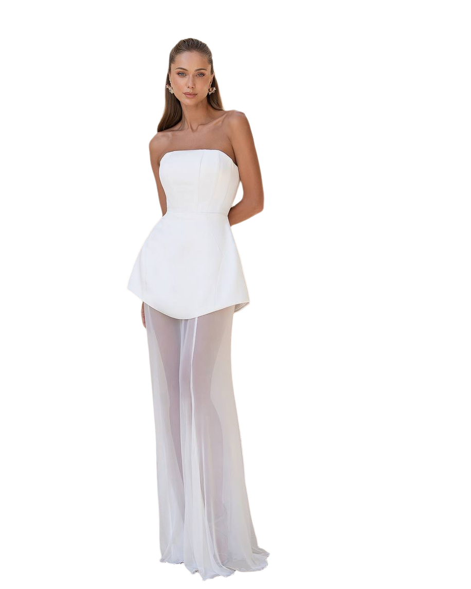 Elegant Corset Dress with Premium Mango Satin Bodice and Soft Mesh Skirt