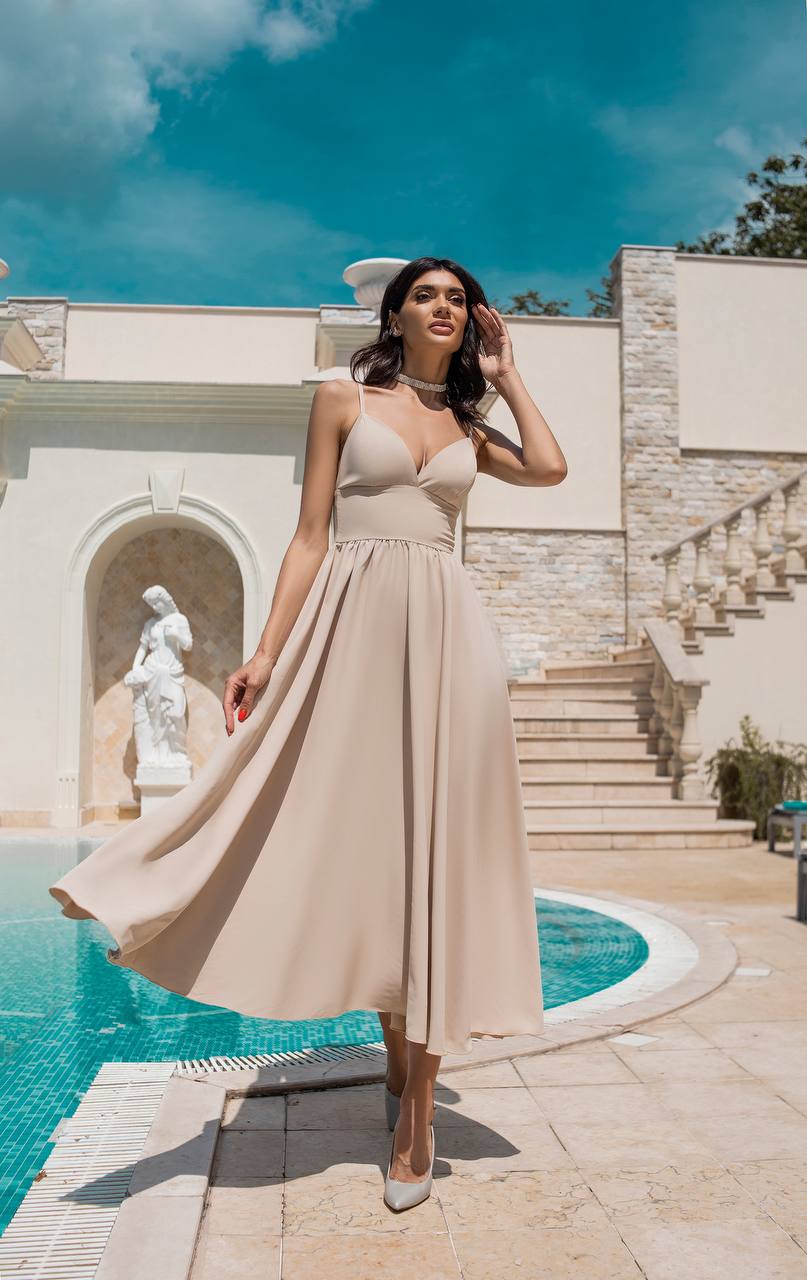 Sany Elegant Maxi Dress Premium Las Vegas Knitwear Multiple Colors