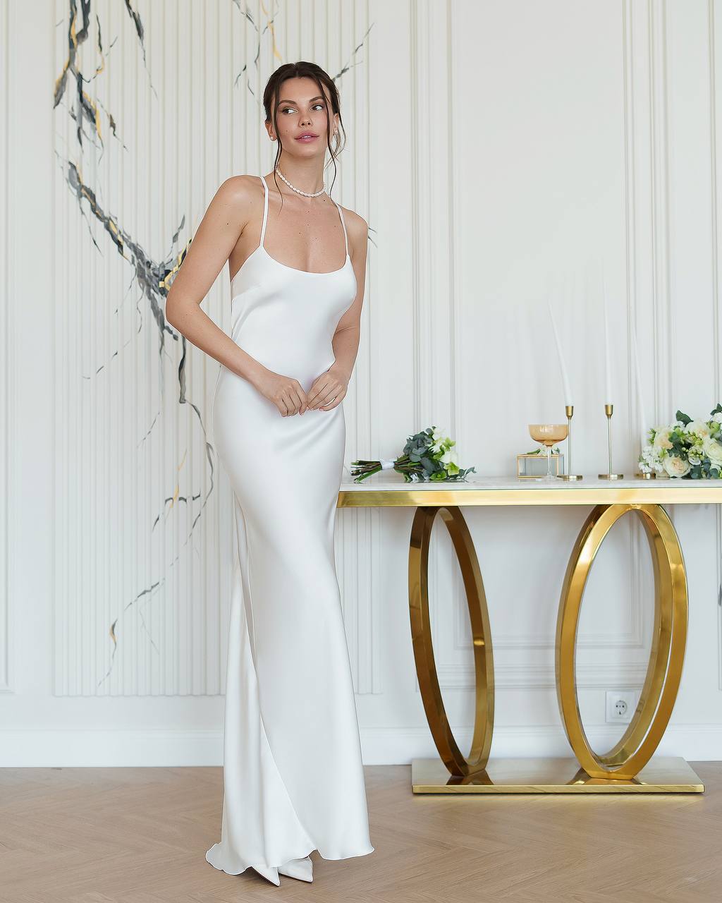 Elegant Satin Dress-Slip for Women in Multiple Colors