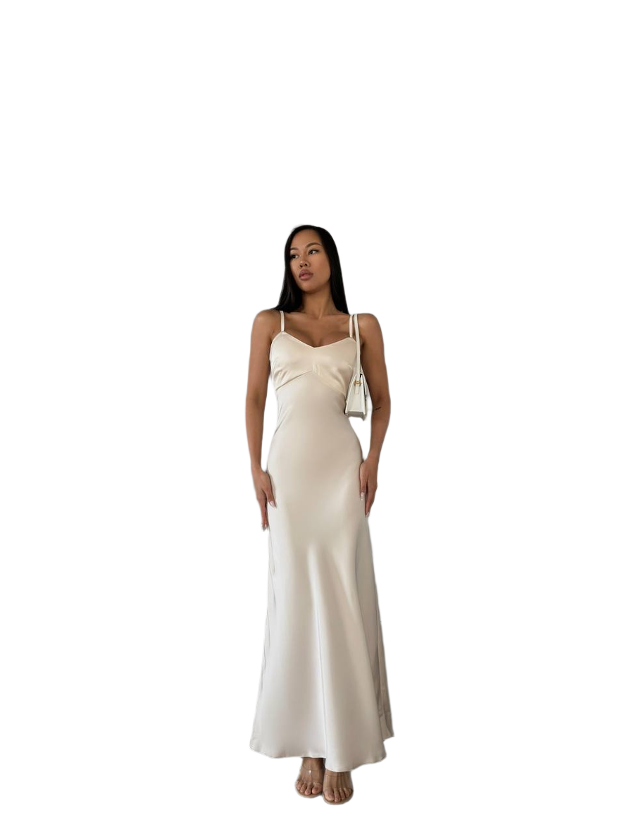 Bogemia Satin Combination Dress for Women