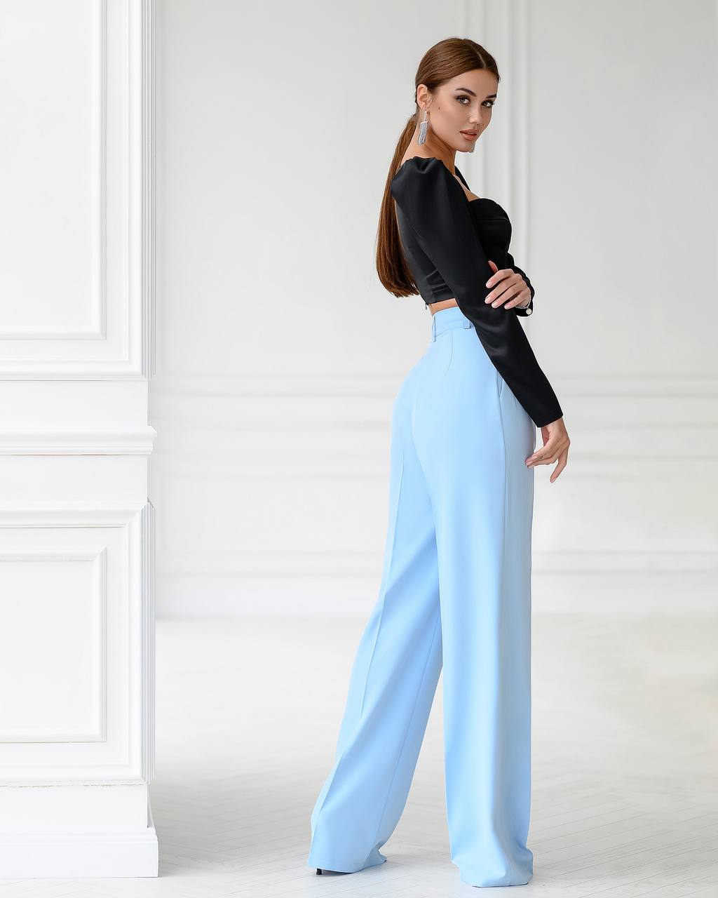 Dense Royal Mango Satin Blouse Top for Women in Multiple Colors