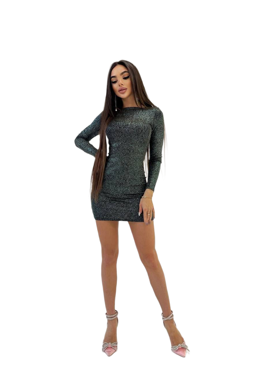 Chameleon Shimmering Soft Knit Dress for Women