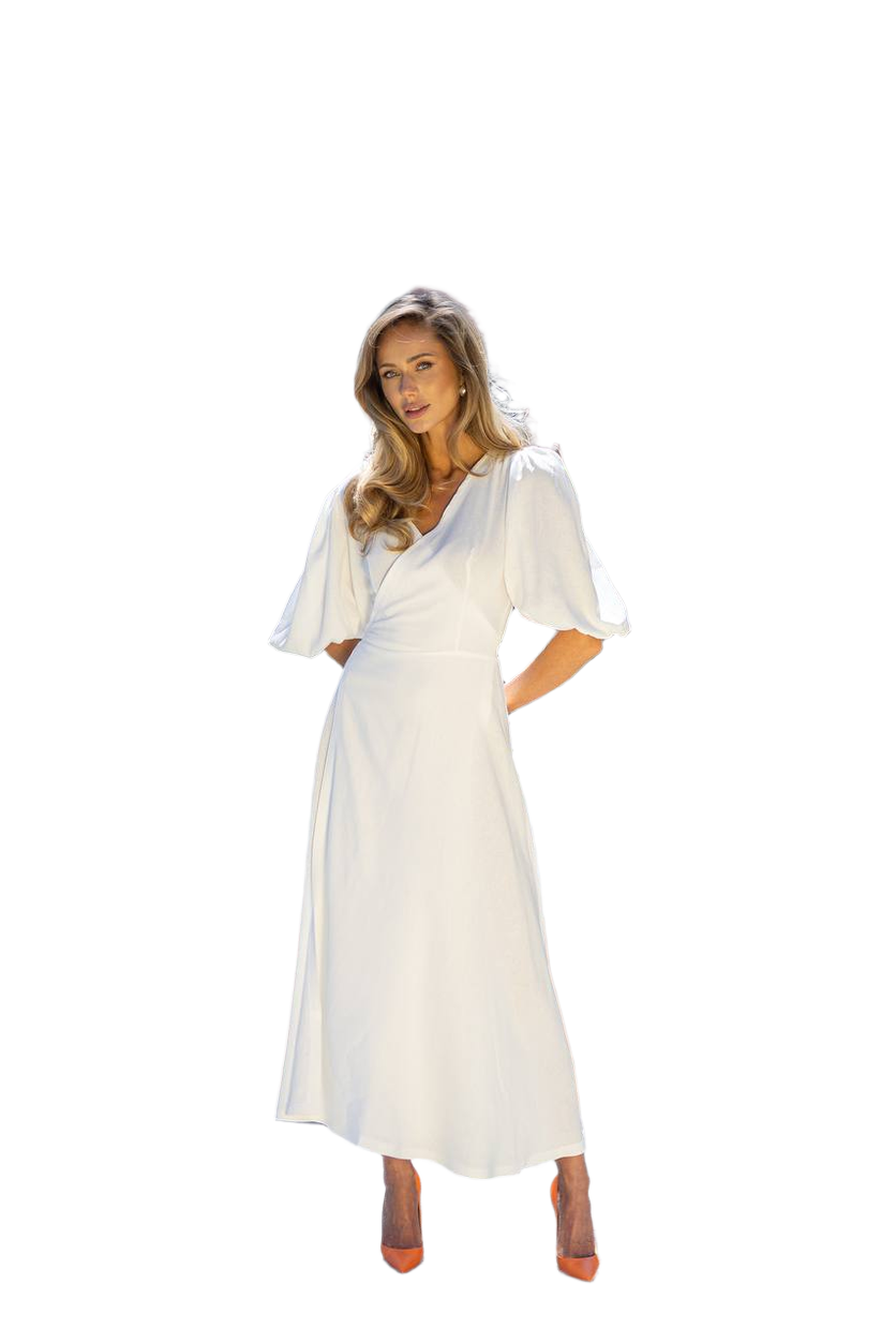 Elegant Linen Sundress for Women in Classic White