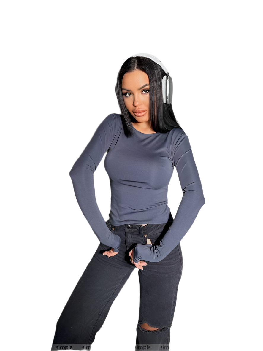 Basic Longsleeve with Thumb Holes in Multiple Colors
