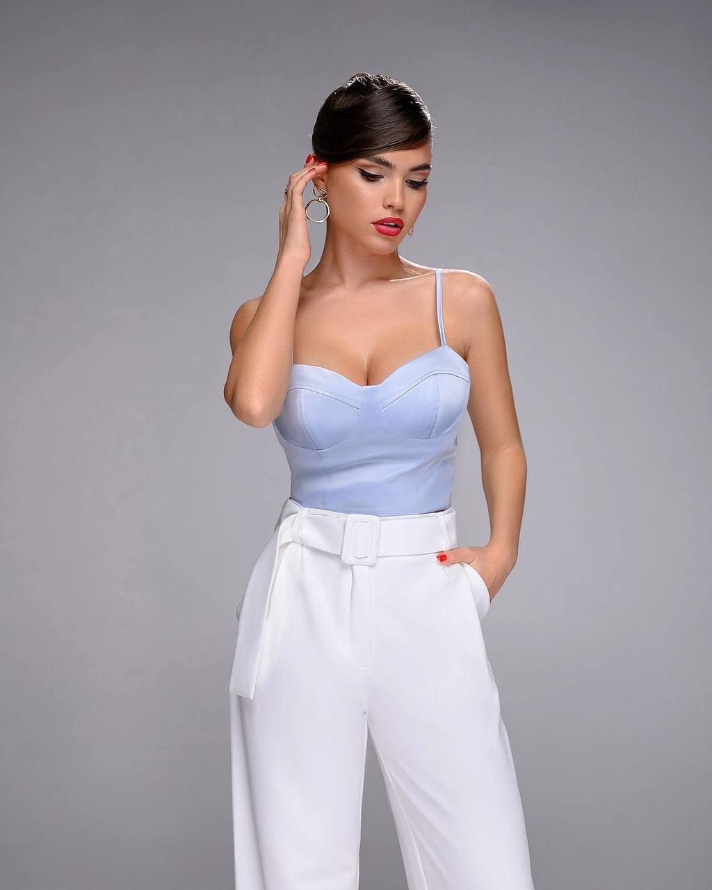 Elegant Satin Crop Top in Multiple Colors for Women