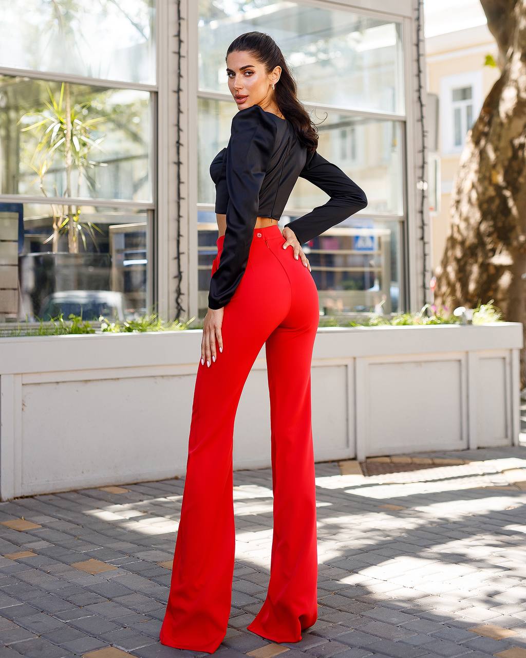 Dense Royal Mango Satin Blouse Top for Women in Multiple Colors