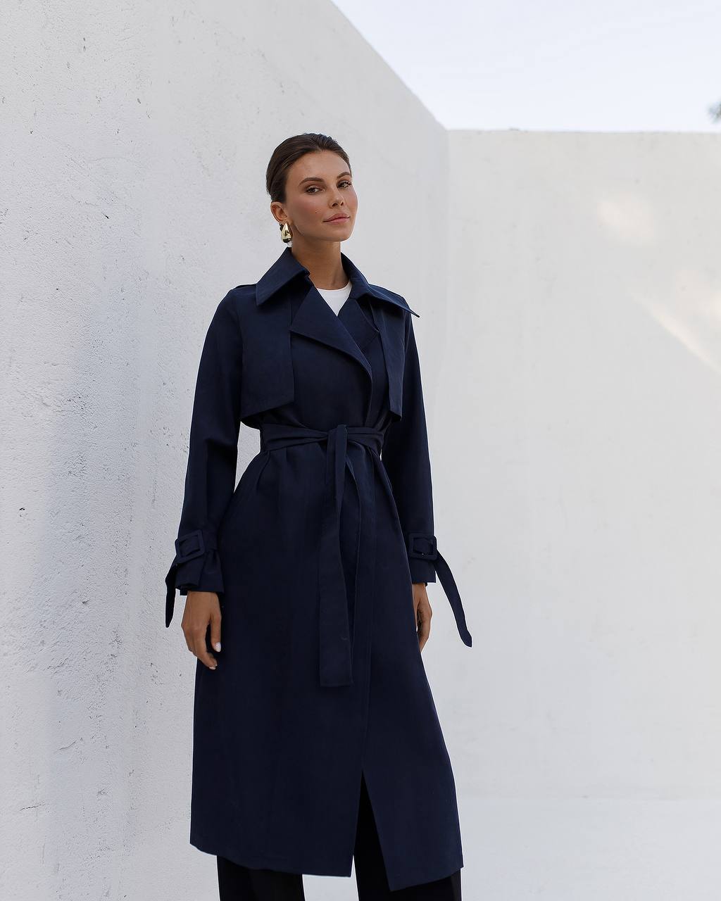 Stylish Cotton Trench Coat in Multiple Colors Perfect for All Seasons