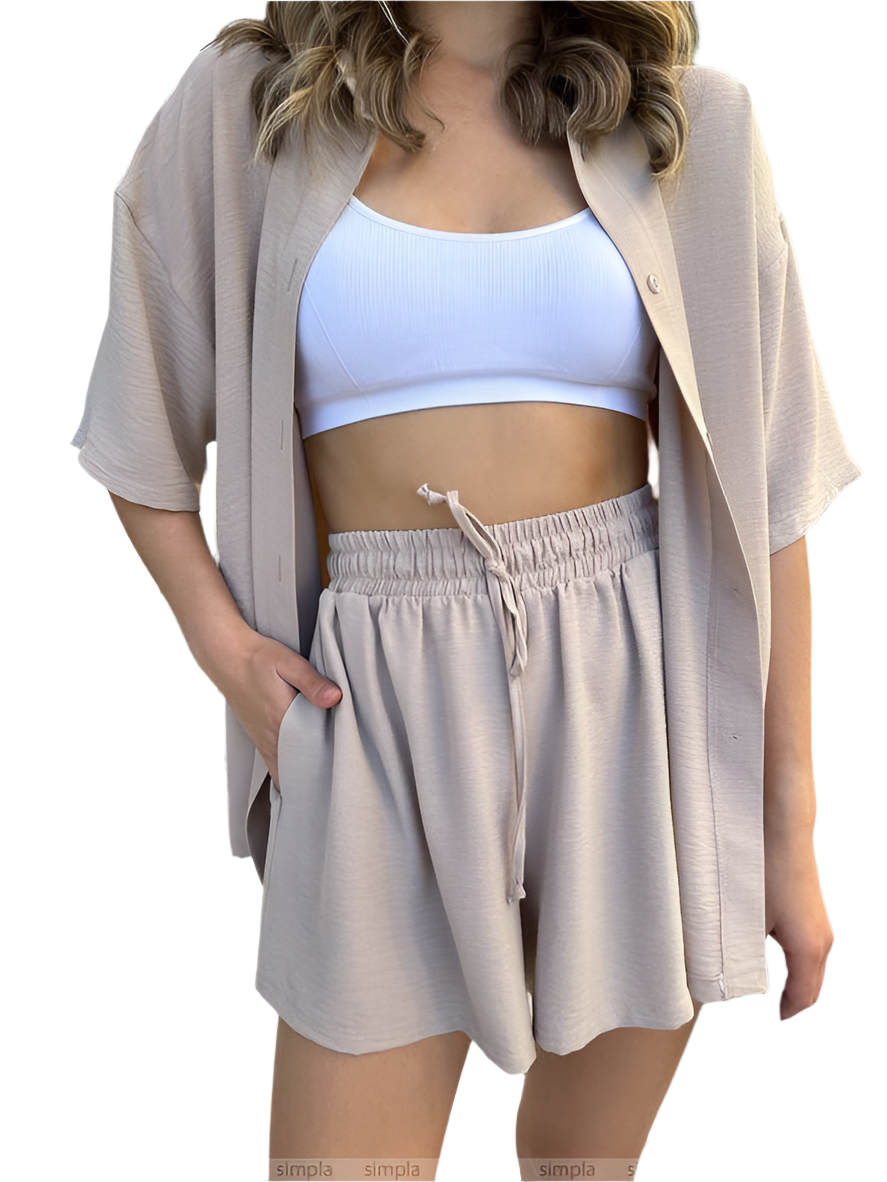 Lightweight Summer Two-Piece Set for Women