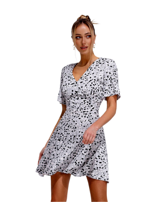 Stylish Floral Chiffon Dress for Women, Perfect for Any Occasion, Lightweight and Comfortable