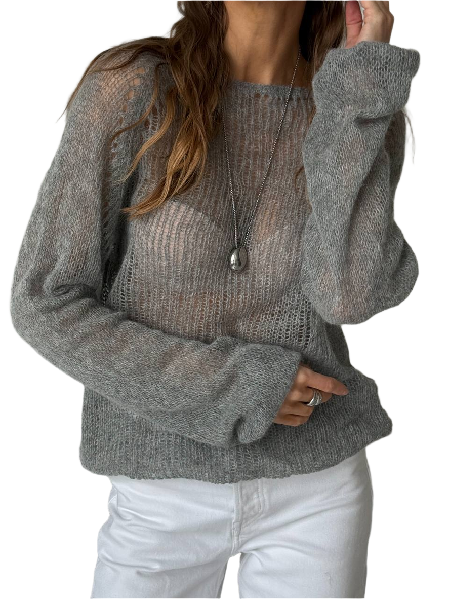 Seamless Women's Mohair Sweater Light Soft Luxury