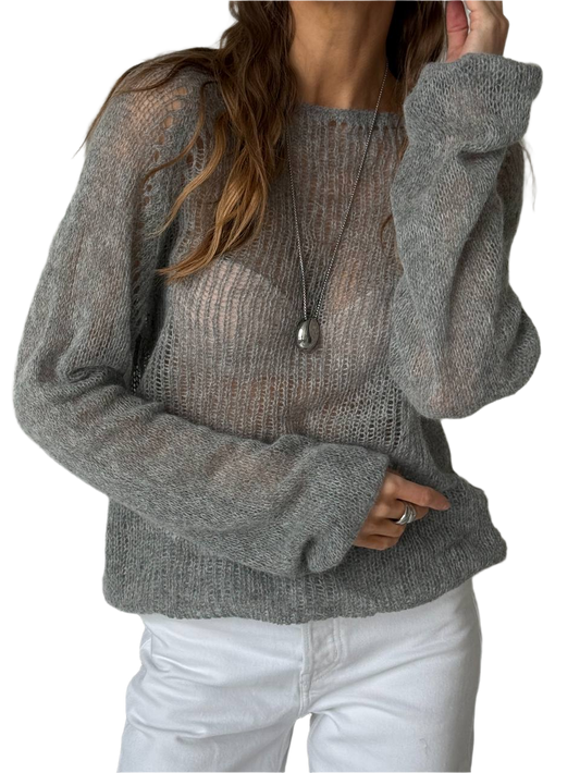 Seamless Women's Mohair Sweater Light Soft Luxury