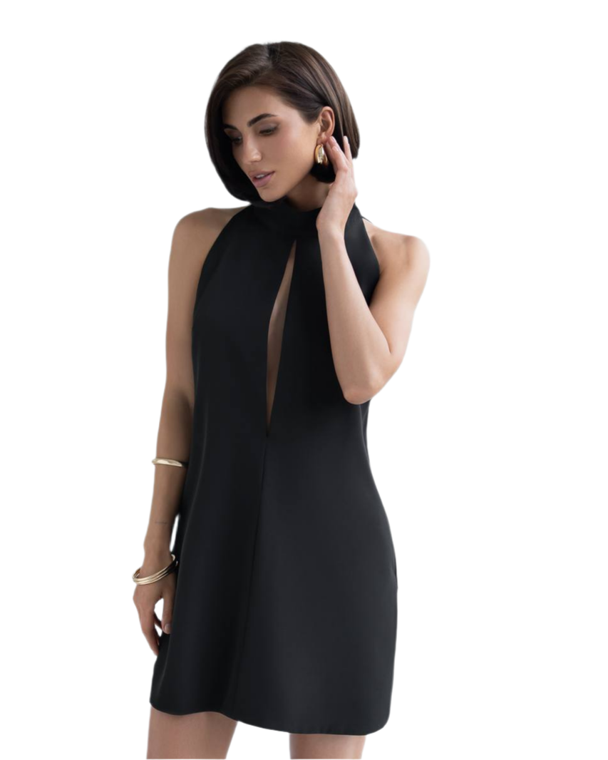 Premium Double Layer Diagonal Suiting Crepe Dress for Women