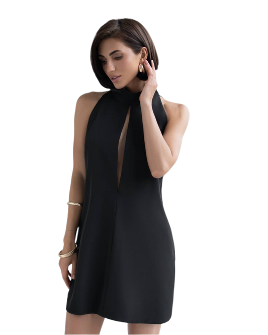 Premium Double Layer Diagonal Suiting Crepe Dress for Women