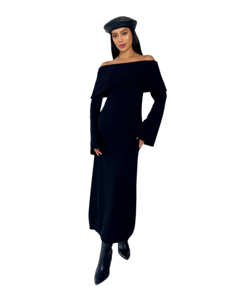 Elegant Long Off Shoulder Dress for Women
