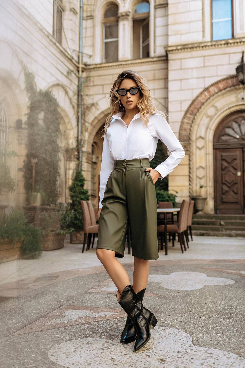 Stylish Women's Shirt in White Long Sleeve