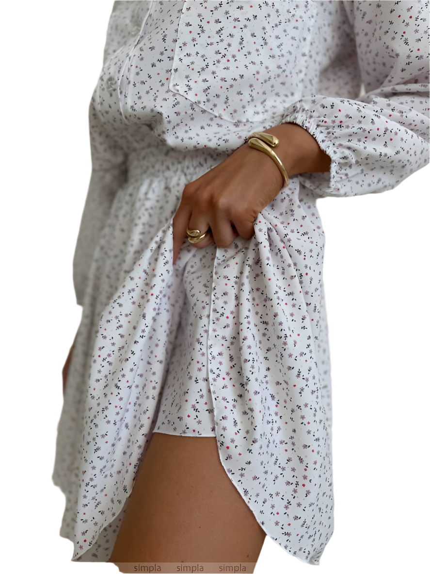 Stylish Soft Fabric Womens Two-Piece Shirt and Skirt Set