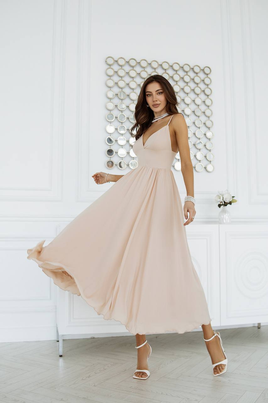Sany Elegant Maxi Dress Premium Las Vegas Knitwear Multiple Colors