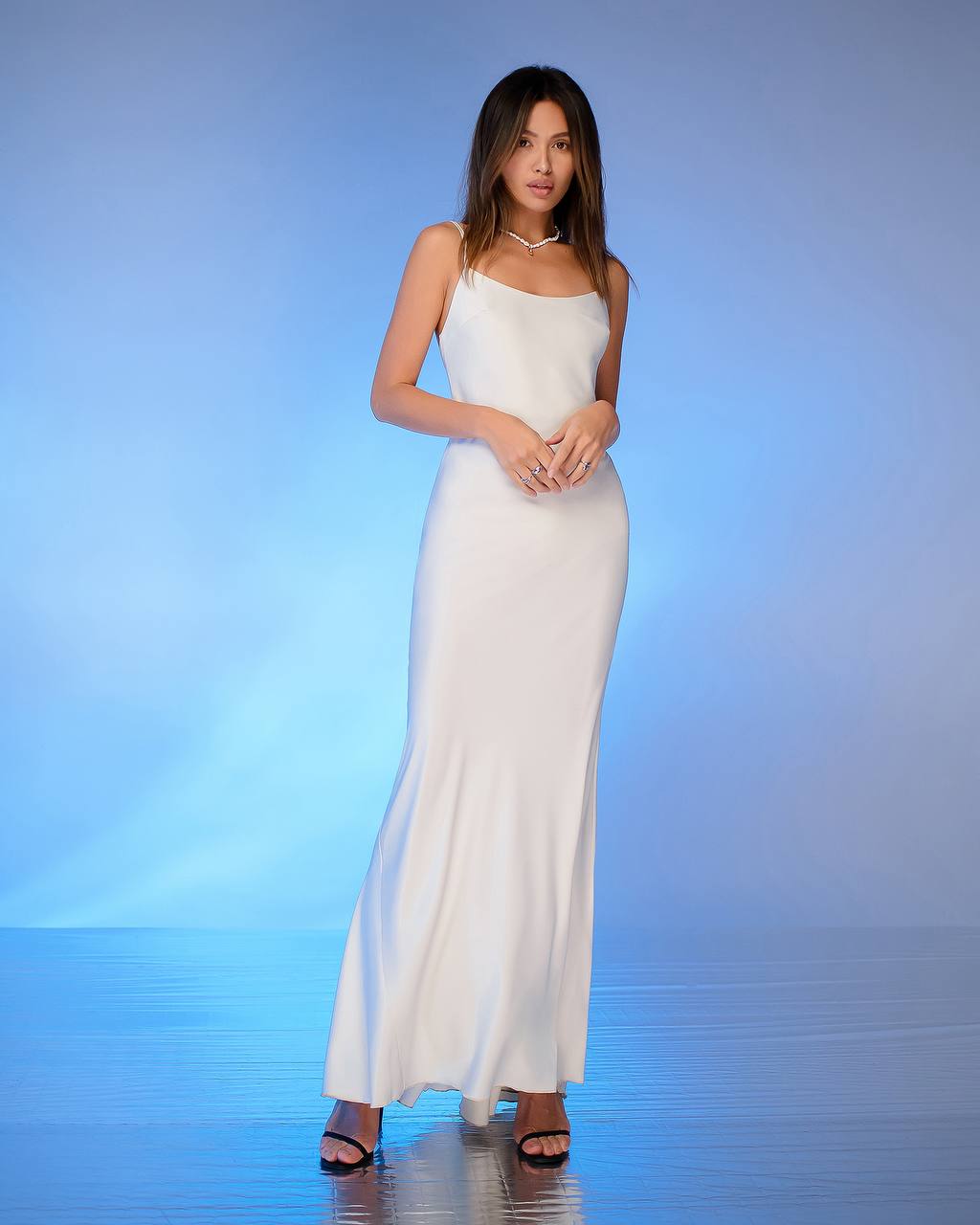Elegant Satin Dress-Slip for Women in Multiple Colors