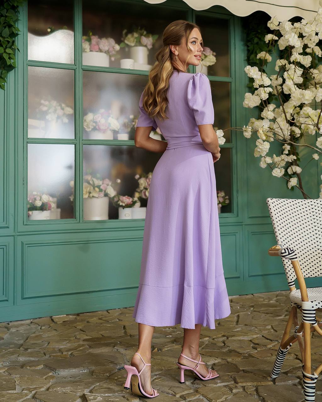 Stylish Purple Crepe Dress for All Occasions