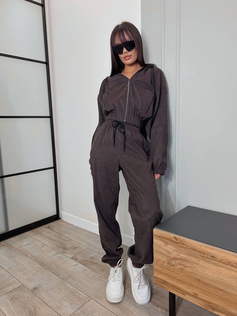 Stylish Tracksuit with Drawstring Comfortable Activewear Set for Women