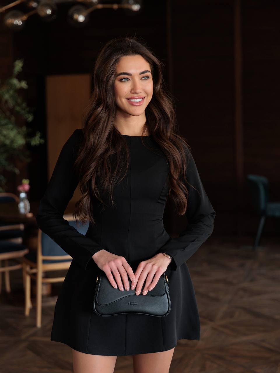 Elegant Black Dress for All Occasions Perfect for Weddings Prom Parties