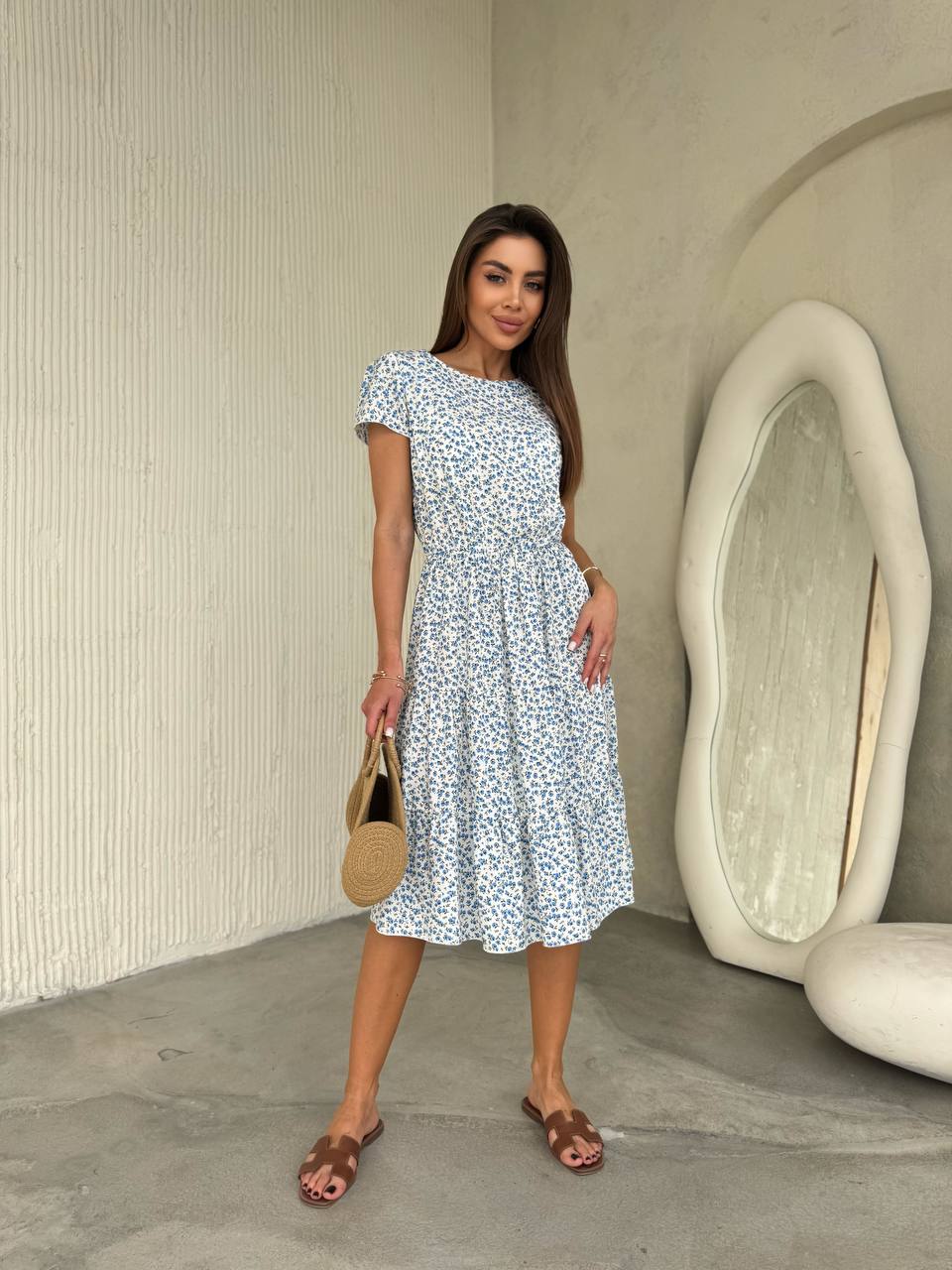 Lightweight Summer Floral Dress for Women