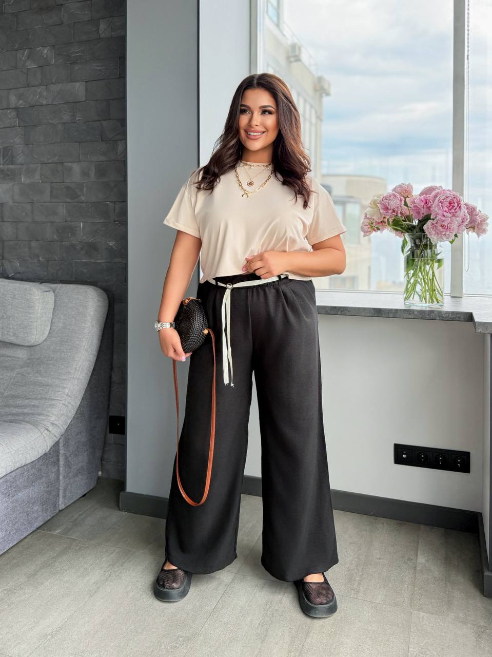 Lightweight Summer Linen Boho Pants for Women