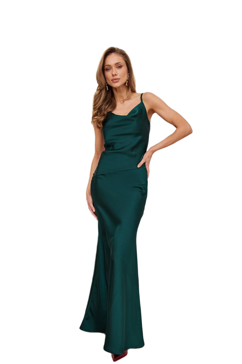Angelica Satin Evening Dress for Women