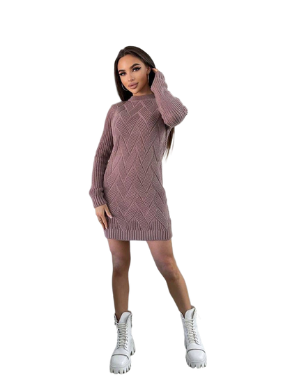 Arina Knit Tunic for Women Wool Acrylic Blend