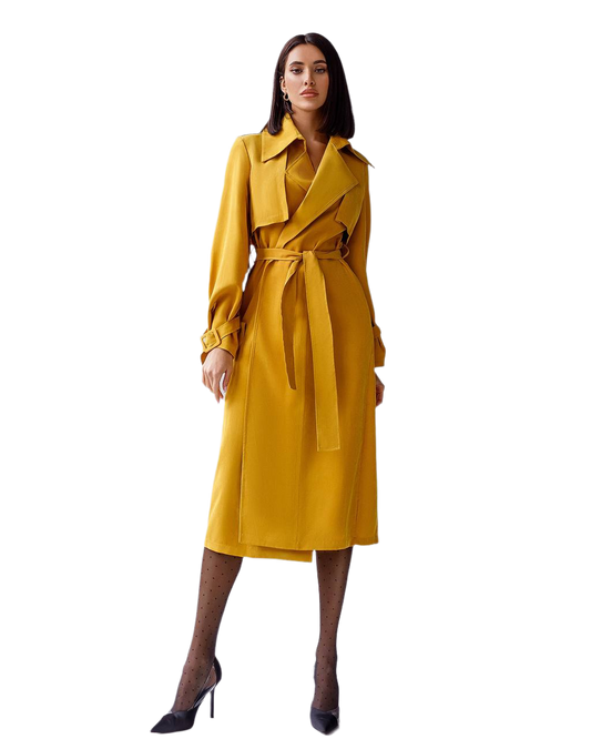 Trench Coat Classic Stylish Cotton Parka for Women in Various Colors