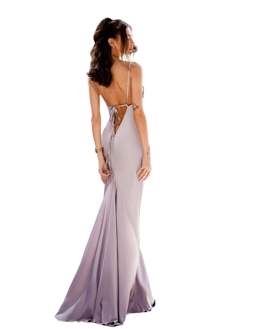 Elegant Silk Slip Dress for Women in Black Green and Silver