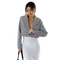 Gray-white houndstooth