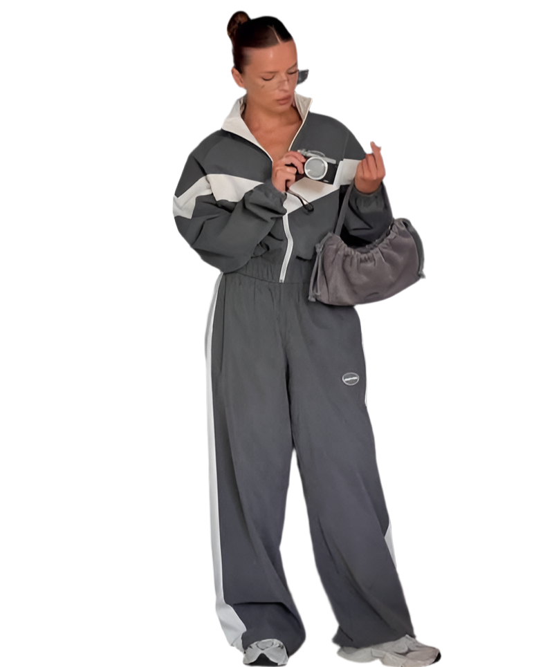 Oversize Two-Piece Tracksuit for Spring
