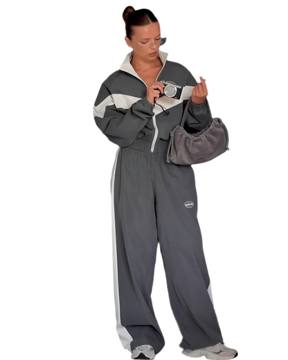 Oversize Two-Piece Tracksuit for Spring