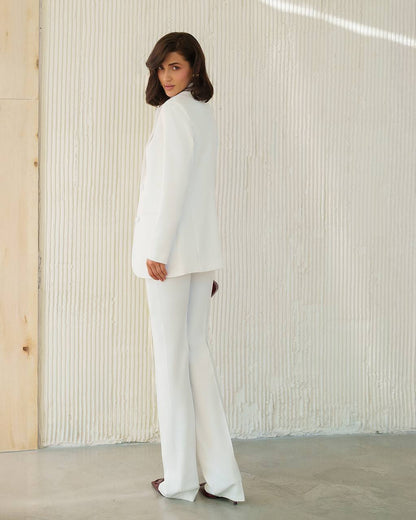 Womens Three-Piece Suit with Vest Diagonal Suit Crepe